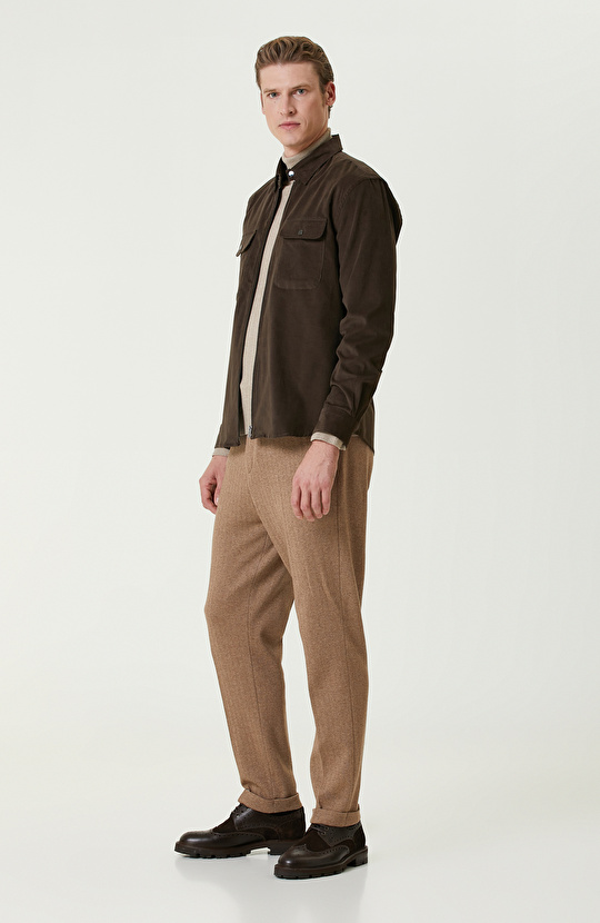 Kahverengi Kadife Ceket