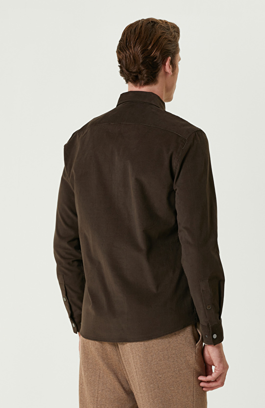 Kahverengi Kadife Ceket