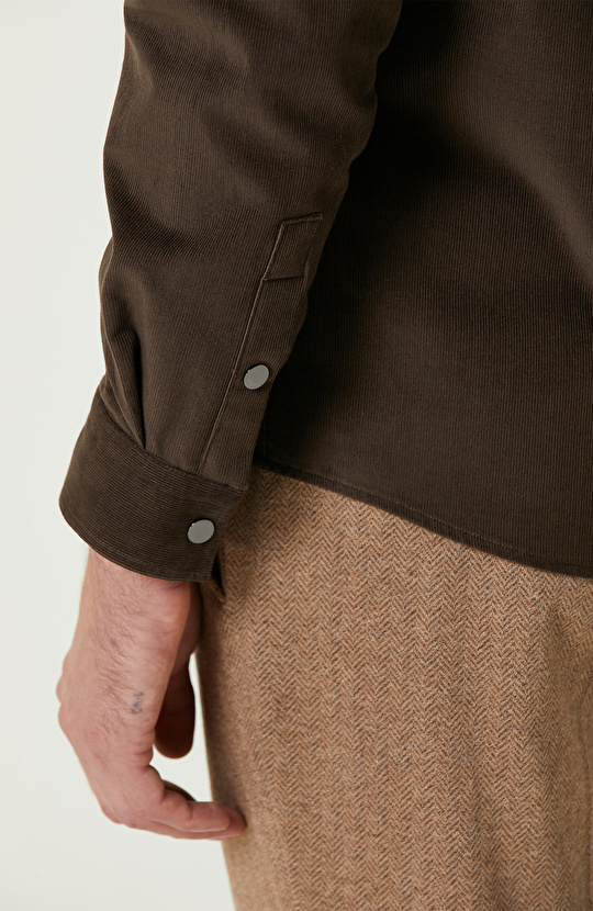 Kahverengi Kadife Ceket