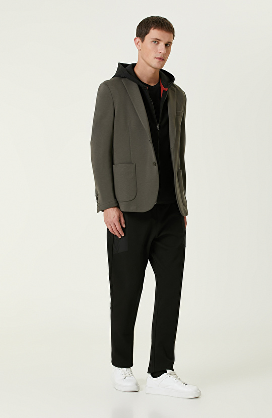 Haki  Comfort Örme Ceket