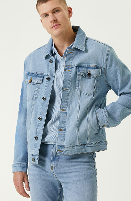 Buz Mavisi Comfort Denim Mont