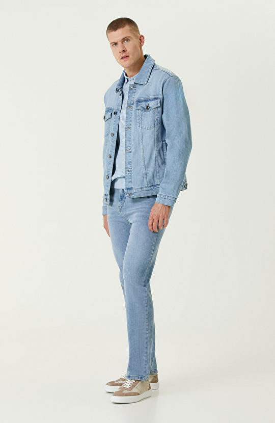 Buz Mavisi Comfort Denim Mont