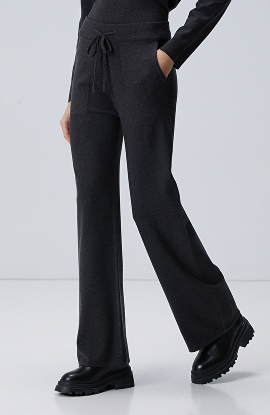 Antrasit Melanj Eşofman Altı