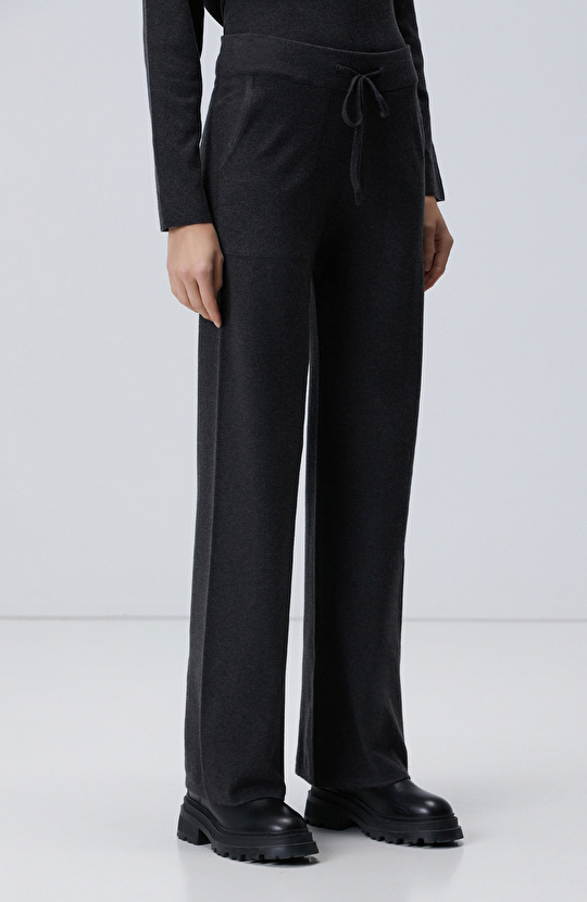 Antrasit Melanj Eşofman Altı