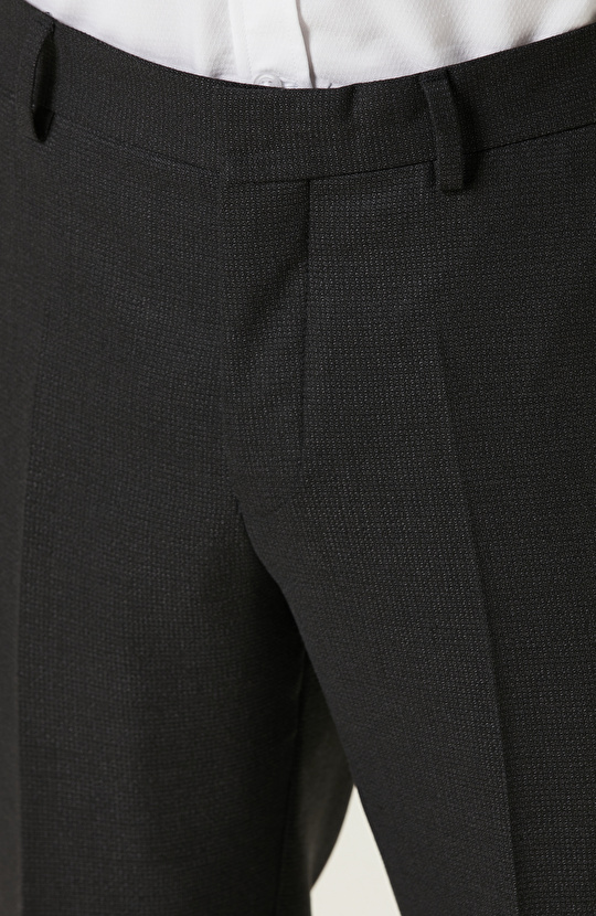 Antrasit Yün Karışımlı Takım Elbise