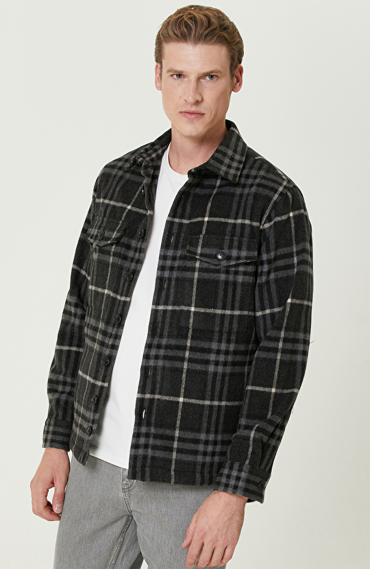 Antarsit Gri Dış Gömlek