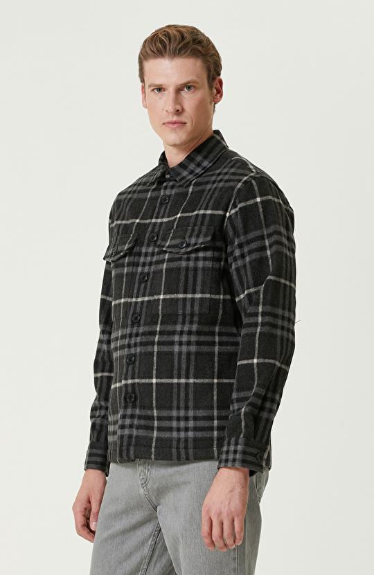 Antarsit Gri Dış Gömlek