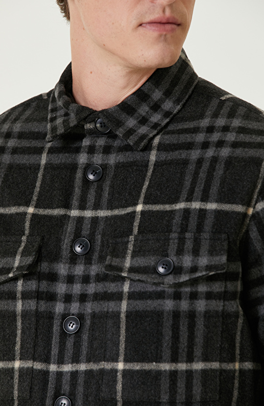 Antarsit Gri Dış Gömlek