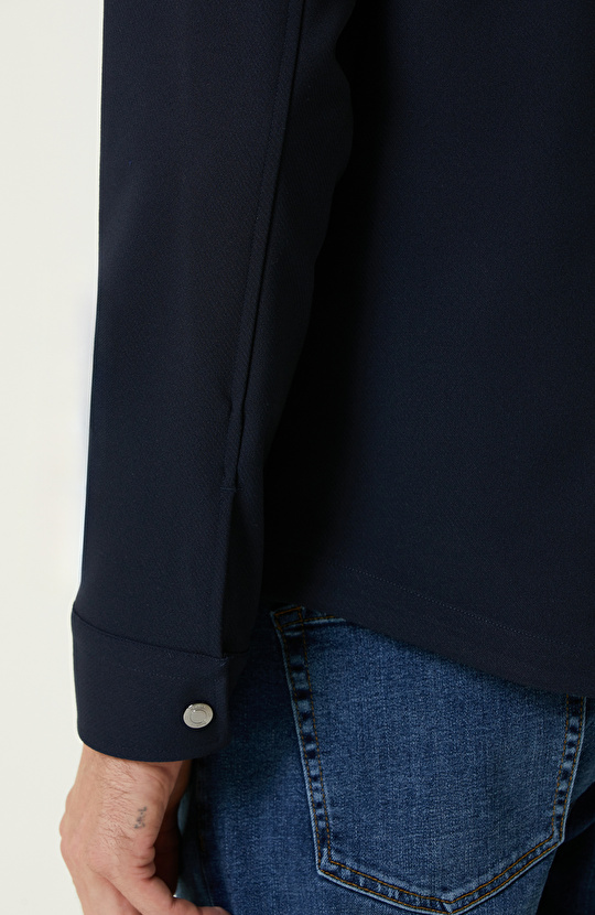 Lacivert Dış Gömlek