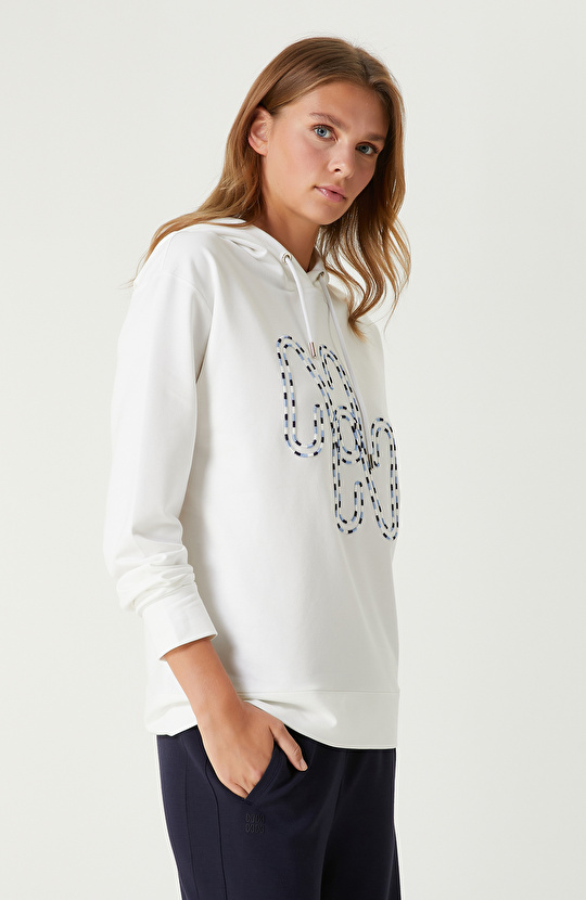 Kırık Beyaz Sweatshirt