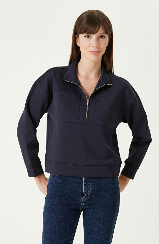 Lacivert Sweatshirt