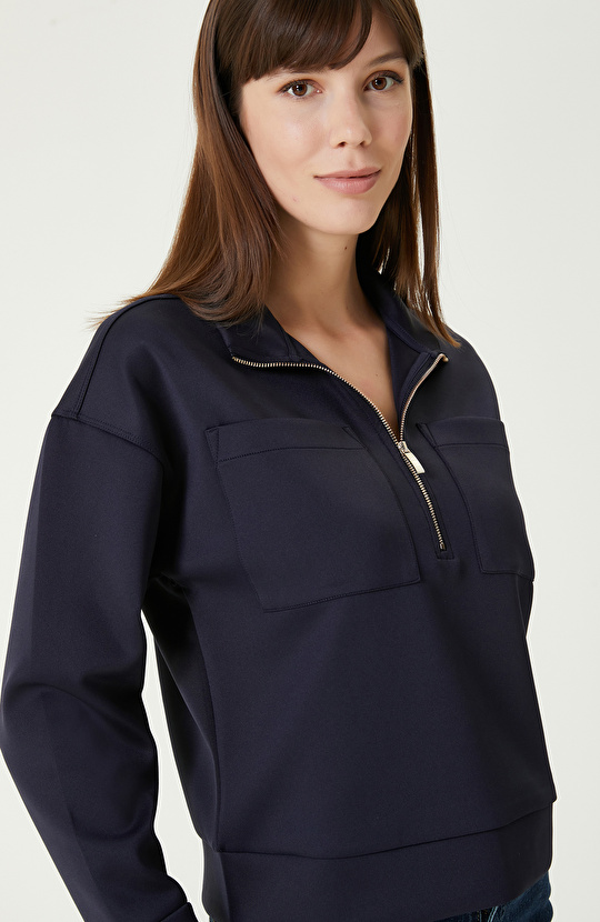 Lacivert Sweatshirt