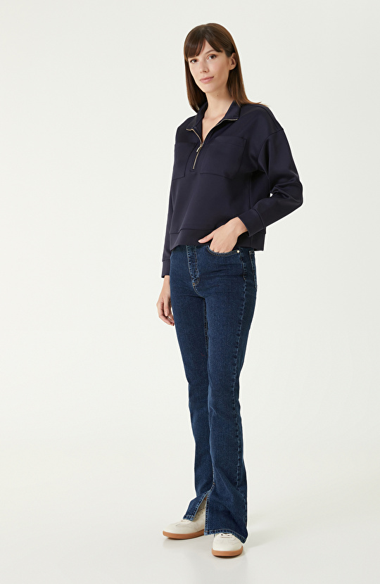Lacivert Sweatshirt