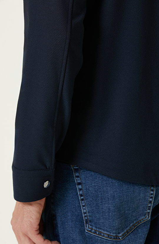 Lacivert Dış Gömlek