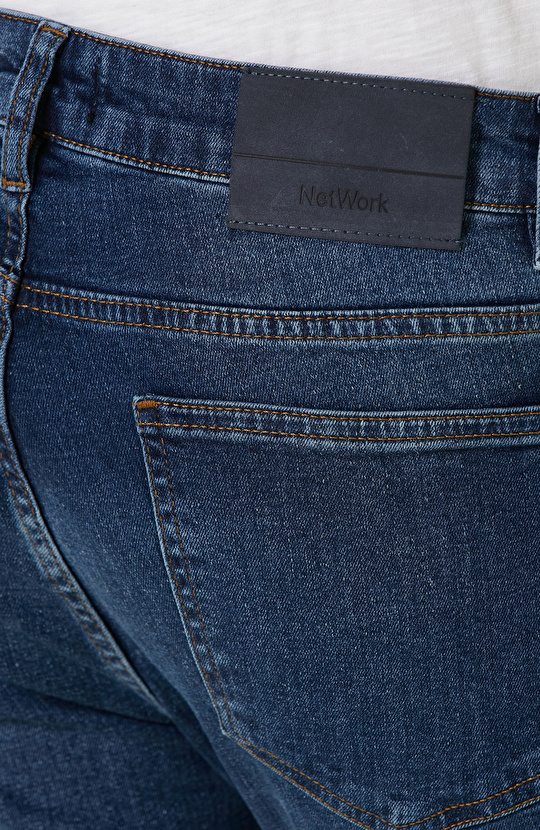 Lacivert Jean Pantolon