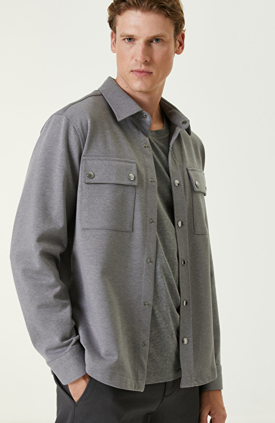 Gri Dış Gömlek