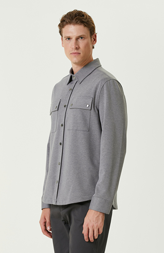 Gri Dış Gömlek