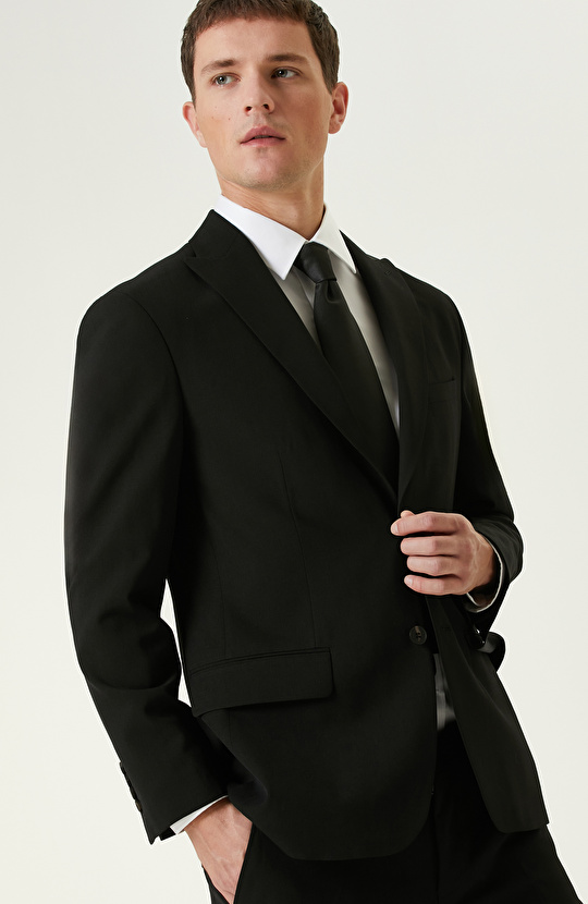 Siyah Yün Takım Elbise