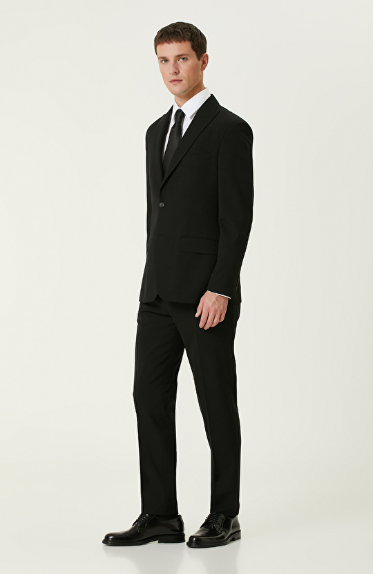 Siyah Yün Takım Elbise