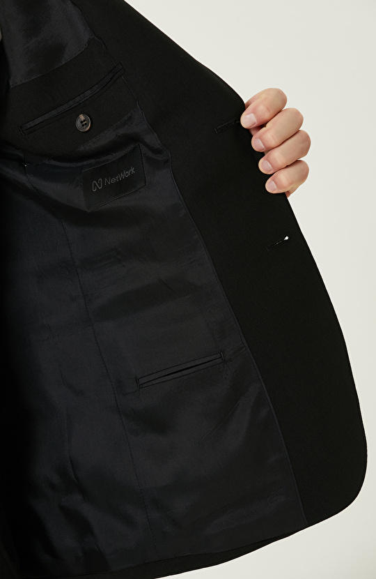 Siyah Yün Takım Elbise