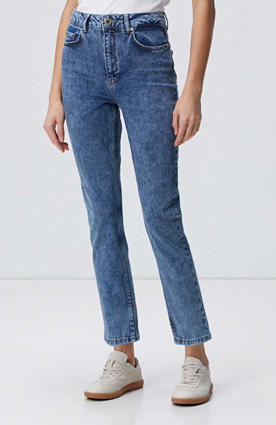 Açık Mavi Denim Pantolon