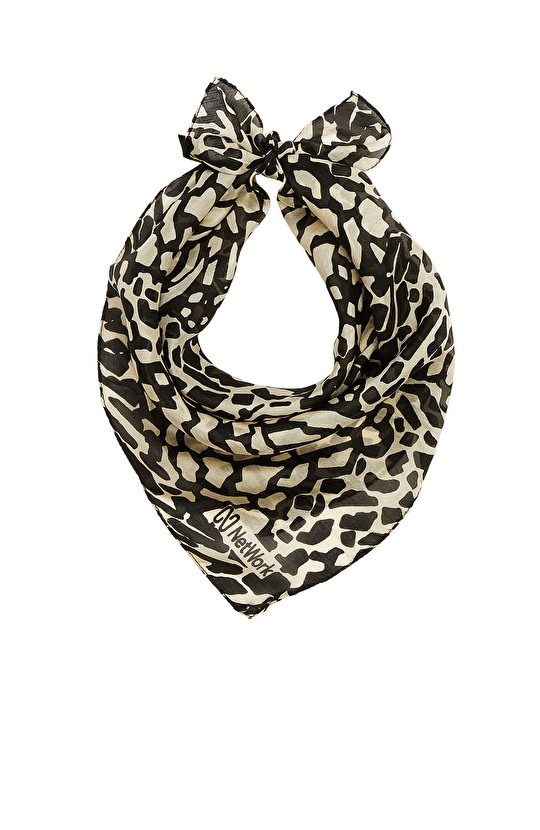 Çok Renkli Kadın İpek Fular