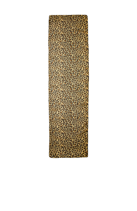 Leopar Desenli İpek Fular