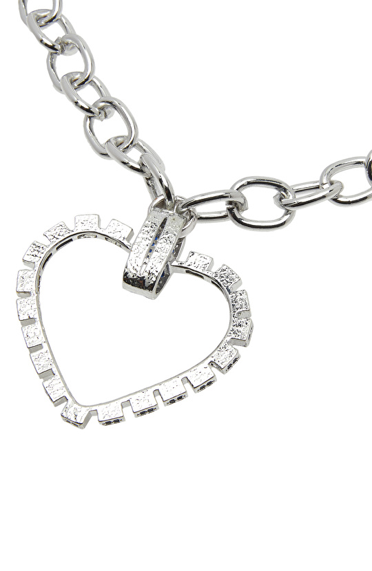 Gümüş Rengi Kadın Kolye