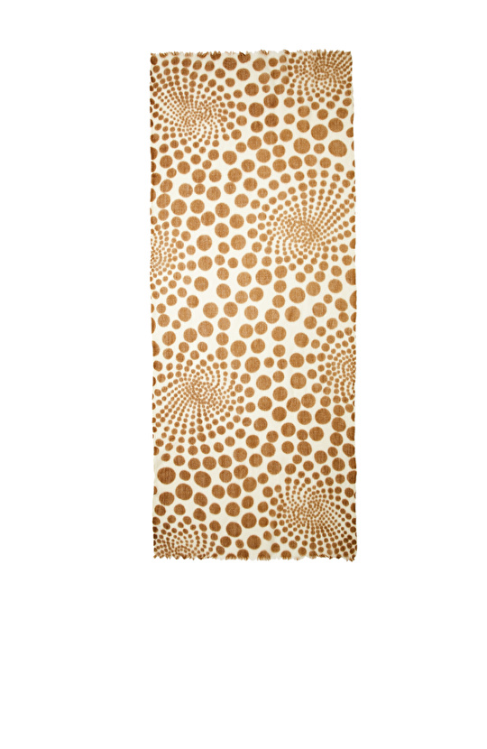 Kahverengi Kadın Yün Şal