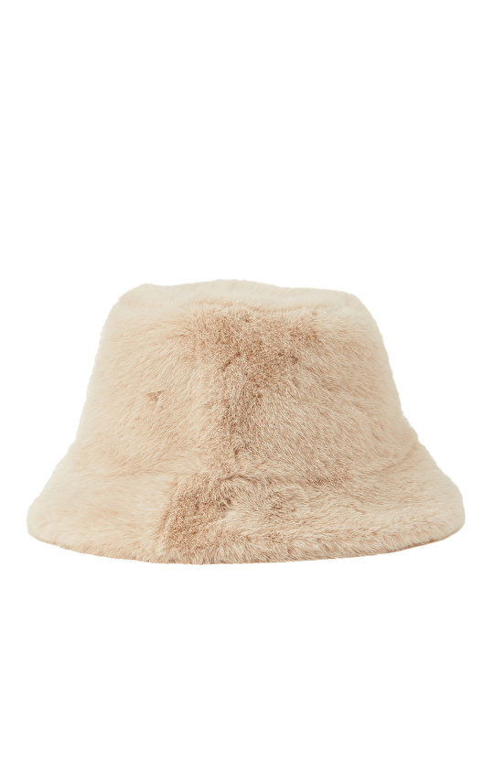 Beige Women's Bucket Hat