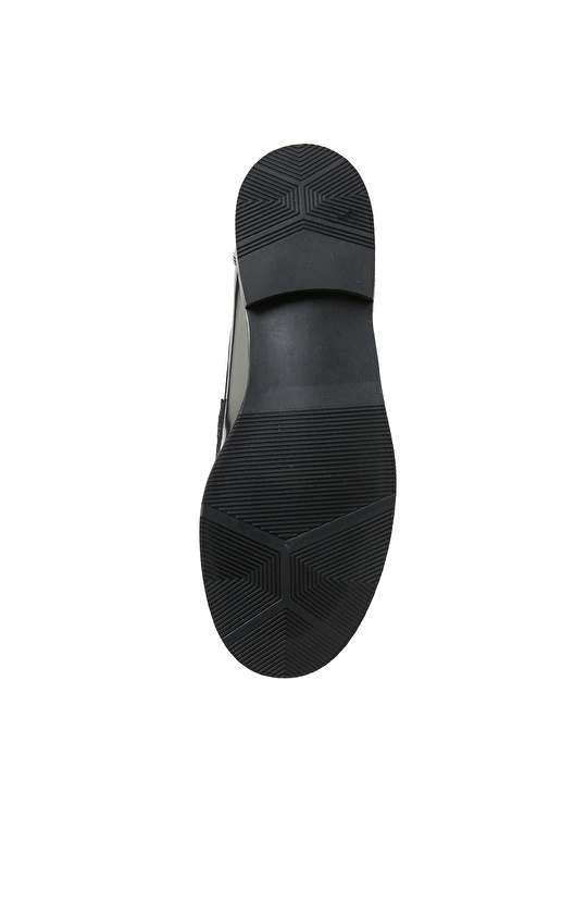 Siyah Kadın Deri Loafer