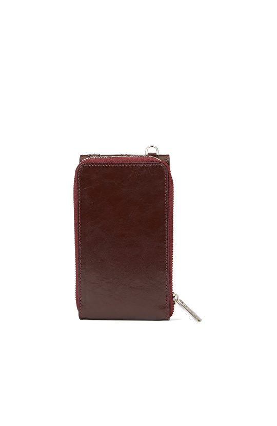 Bordo Kadın Rugan Çanta