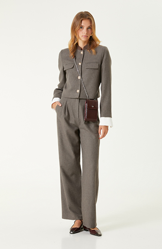 Bordo Kadın Rugan Çanta