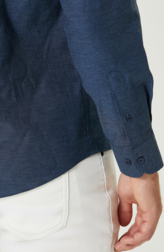 İndigo Comfort Fit Flanel Gömlek
