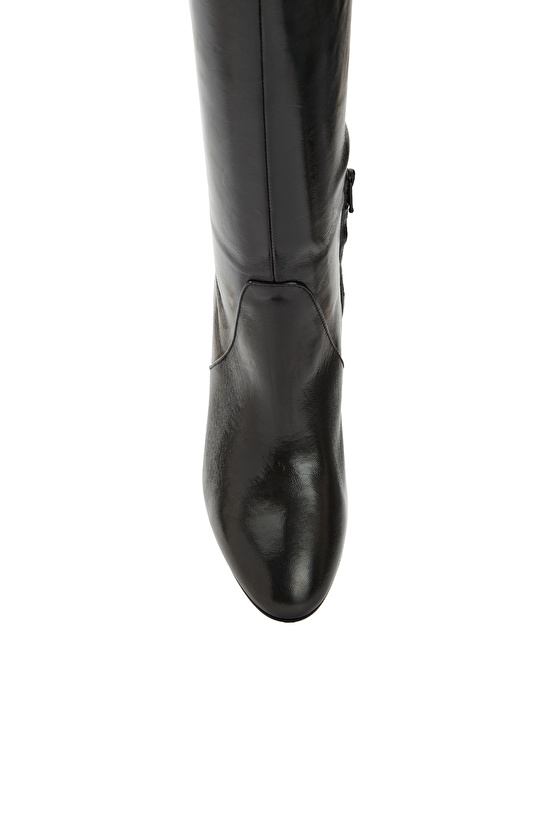 Siyah Kadın Deri Çizme