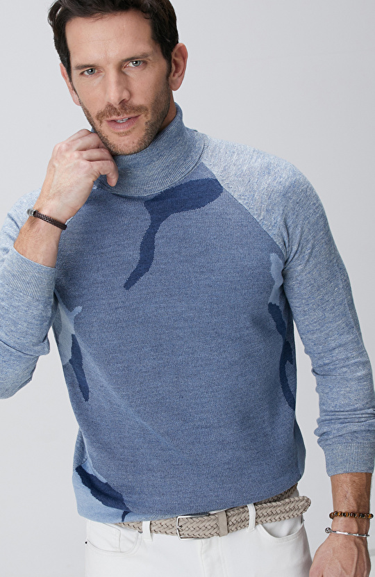 Gri Yün Karışımlı Kazak