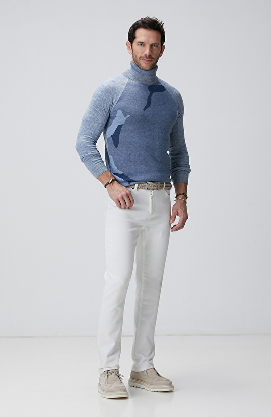 Gri Yün Karışımlı Kazak