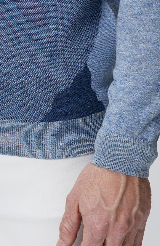 Gri Yün Karışımlı Kazak