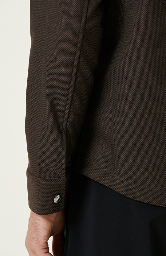 Kahverengi Dış Gömlek