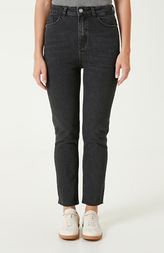 Antrasit Denim Pantolon