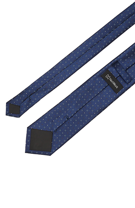 Lacivert Desenli Kravat