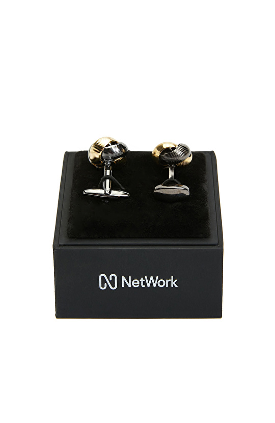 Gümüş Rengi Kol Düğmesi