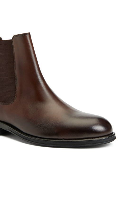 Kahverengi Erkek Deri Bot