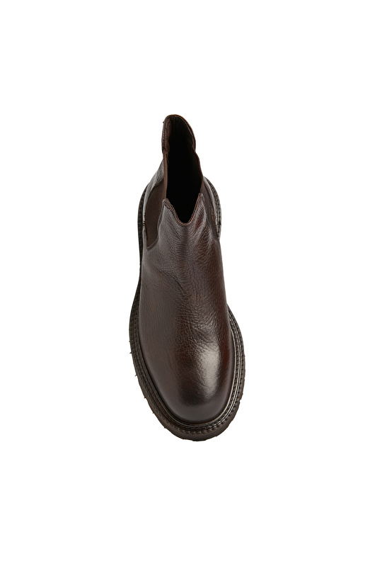 Kahverengi Erkek Deri Bot