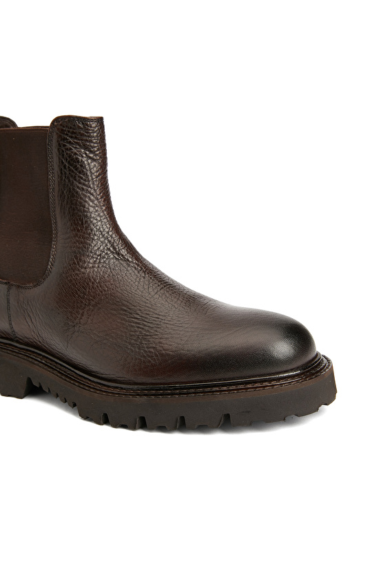 Kahverengi Erkek Deri Bot