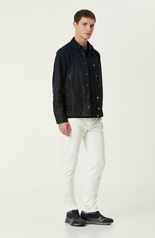 Lacivert Yün Tshirt