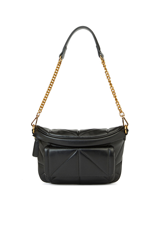 Siyah Kadın Bel Çantası