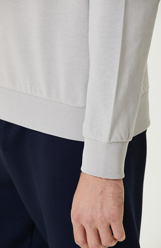 Açık Gri Sweatshirt