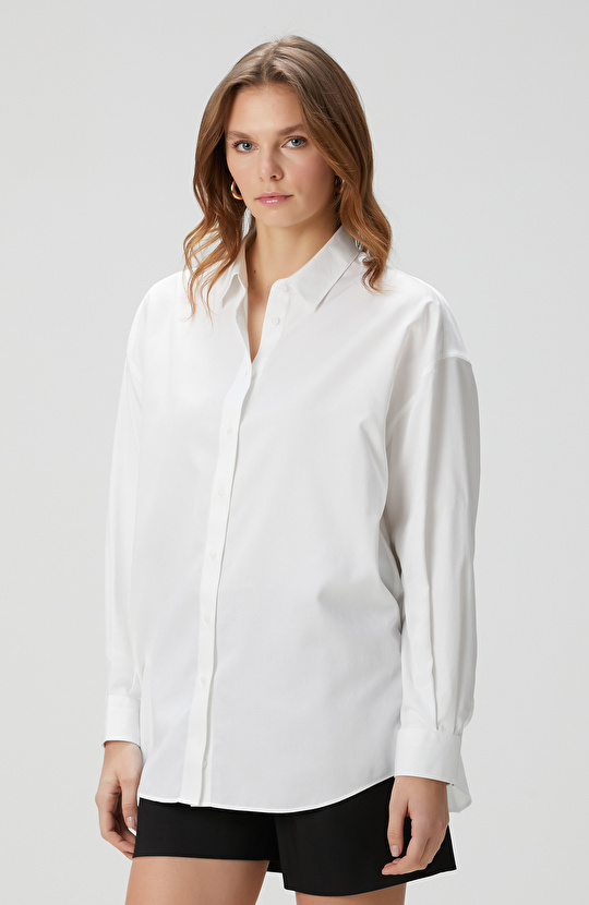 Non-Iron Beyaz Gömlek