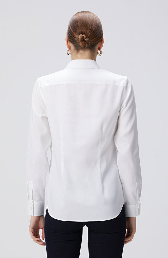 Non-Iron Beyaz Gömlek